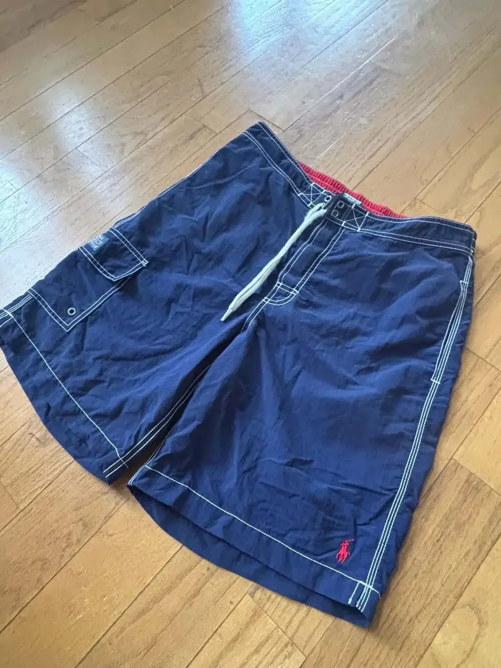 Polo Ralph Lauren VINTAGE Polo Ralph Lauren Board Shorts Mens Medium Blue Swim T